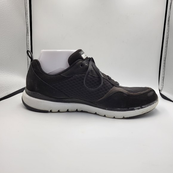 Skechers Black Lite-Weight Memory Foam Sneakers Sz 8 - Picture 6 of 10